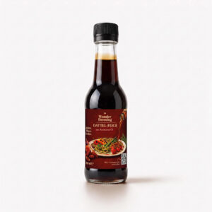 Wunder Dressing Dattel-Feige — Gourmet-Salatdressing in der 200-ml-Glasflasche